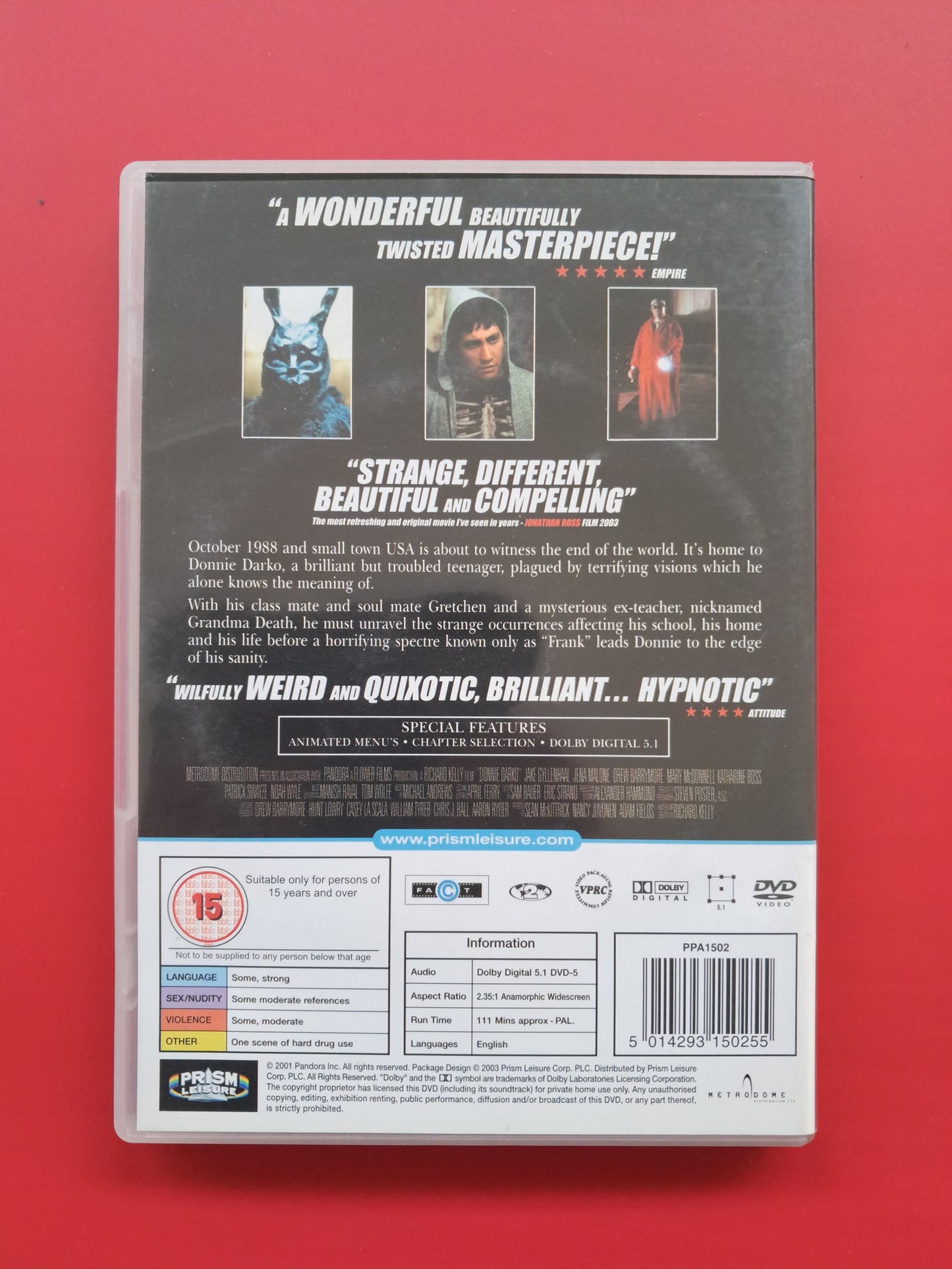 Donnie Darko DVD (Richard Kelly, 2001)
