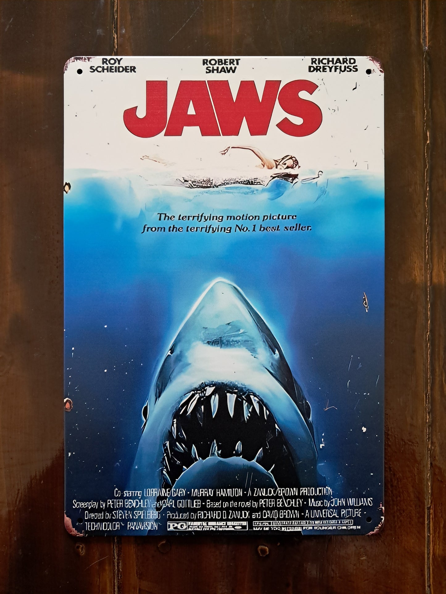 Διακοσμητικός πίνακας τοίχου "Jaws (1975)"