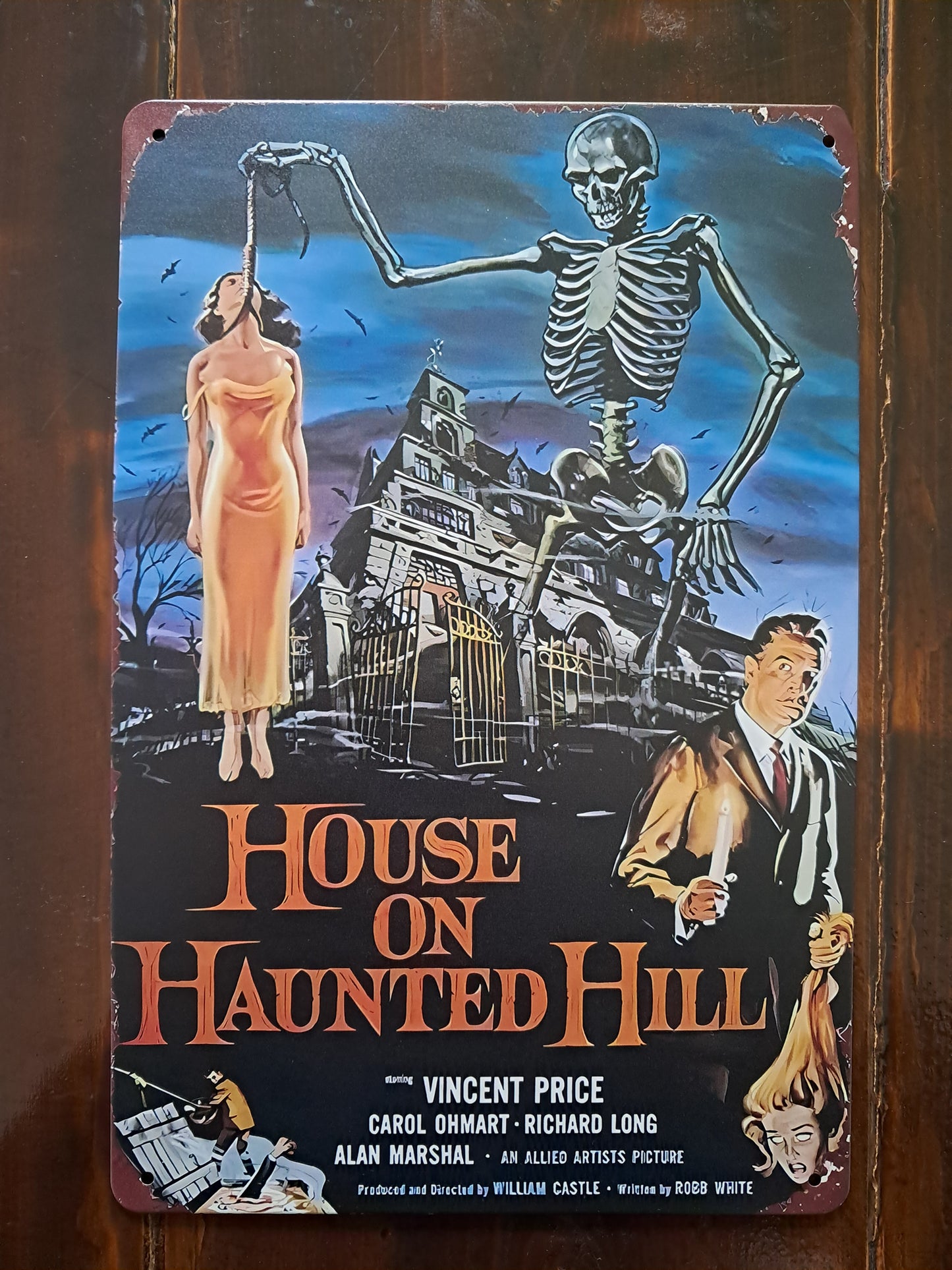 Διακοσμητικός πίνακας τοίχου "The House on Haunted Hill (1959)"