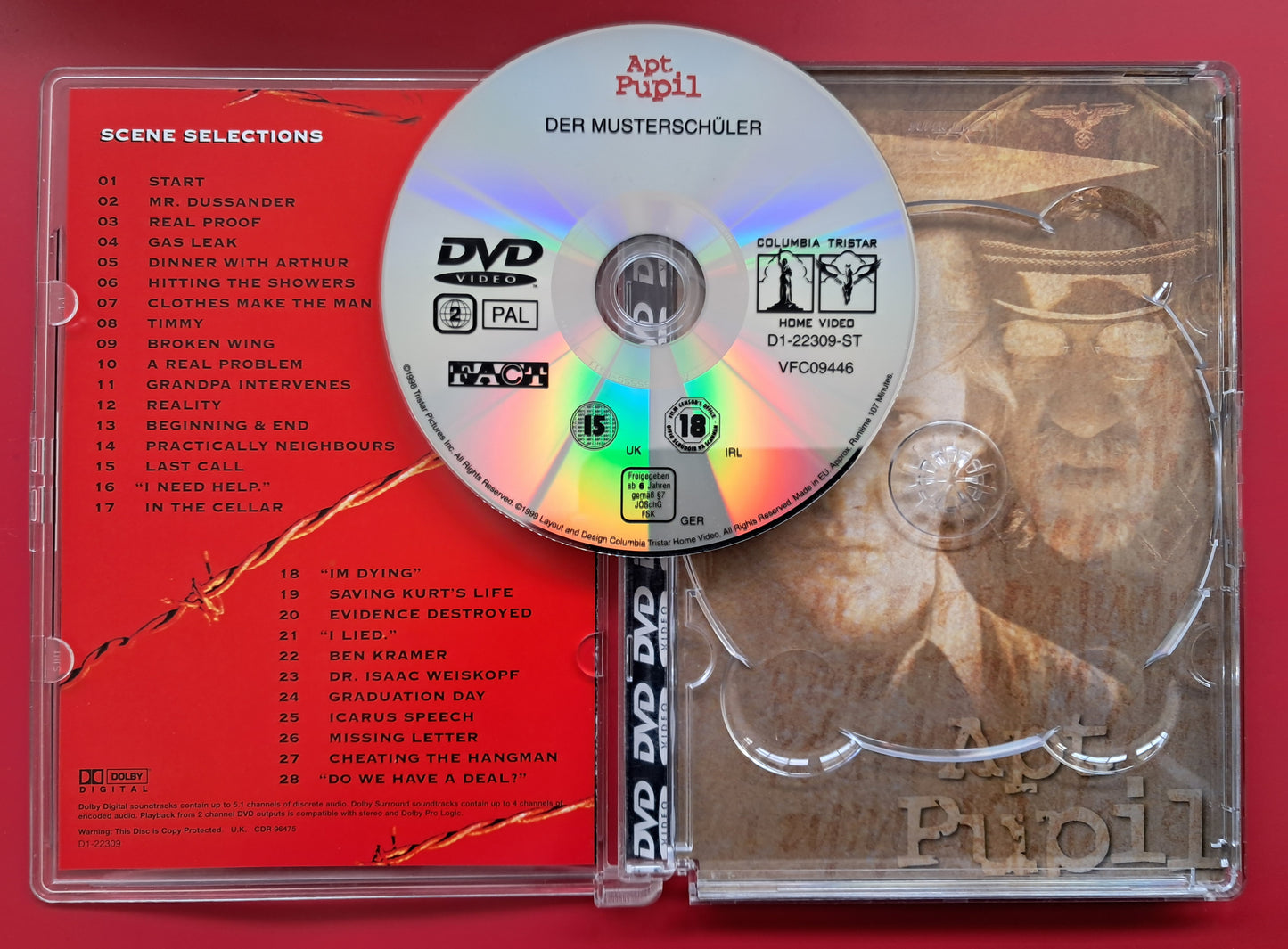 Apt Pupil DVD (Brian Singer, 1998)