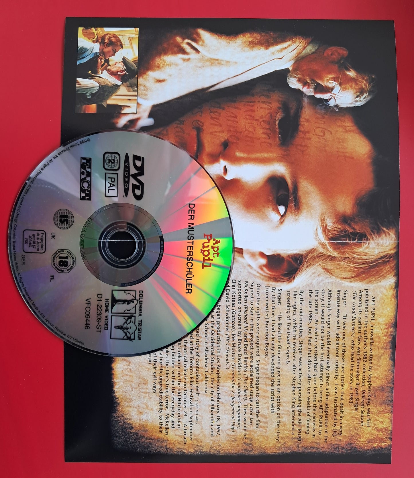 Apt Pupil DVD (Brian Singer, 1998)