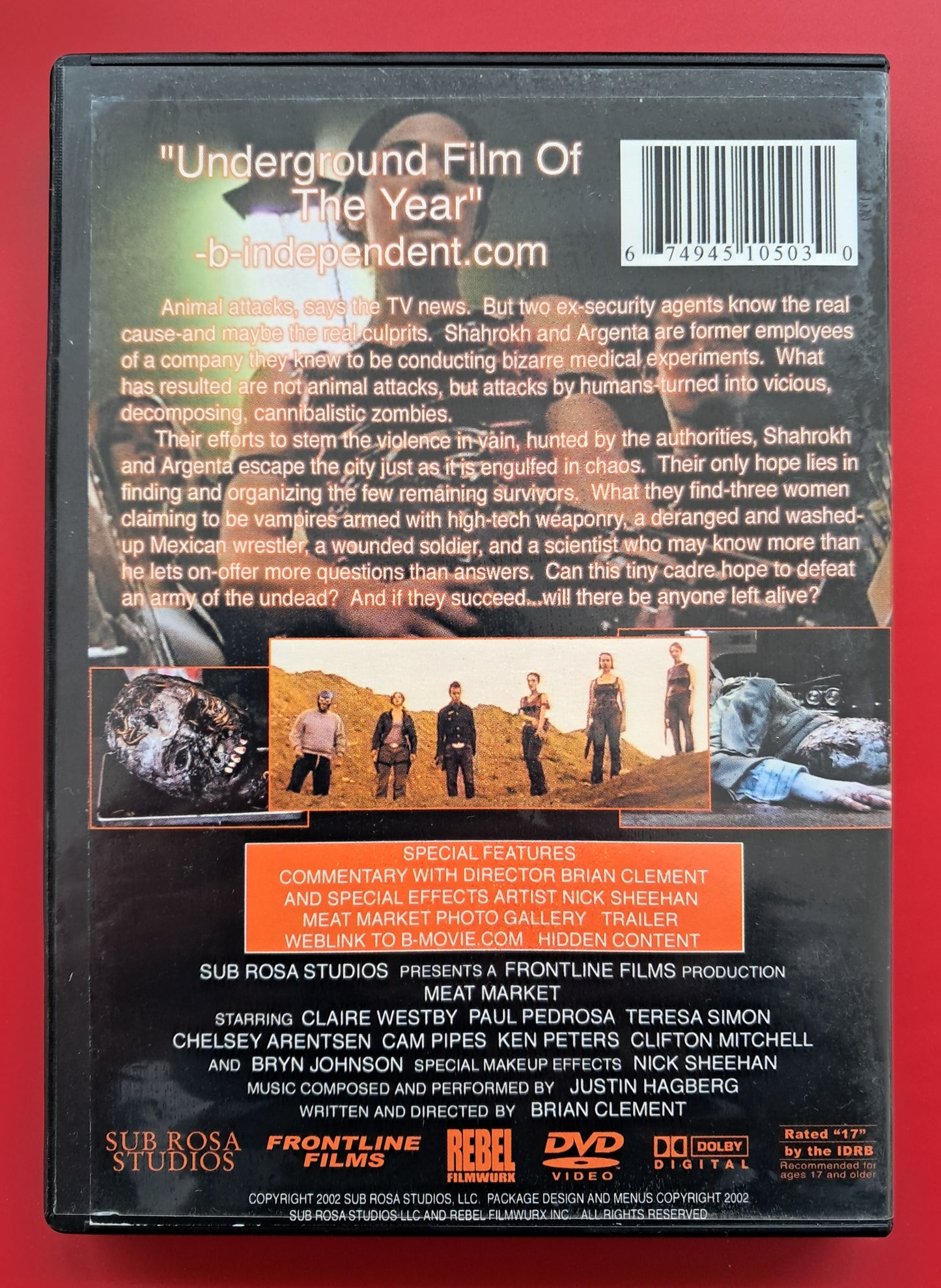 Meat Market DVD (Bryan Clement, 2000)