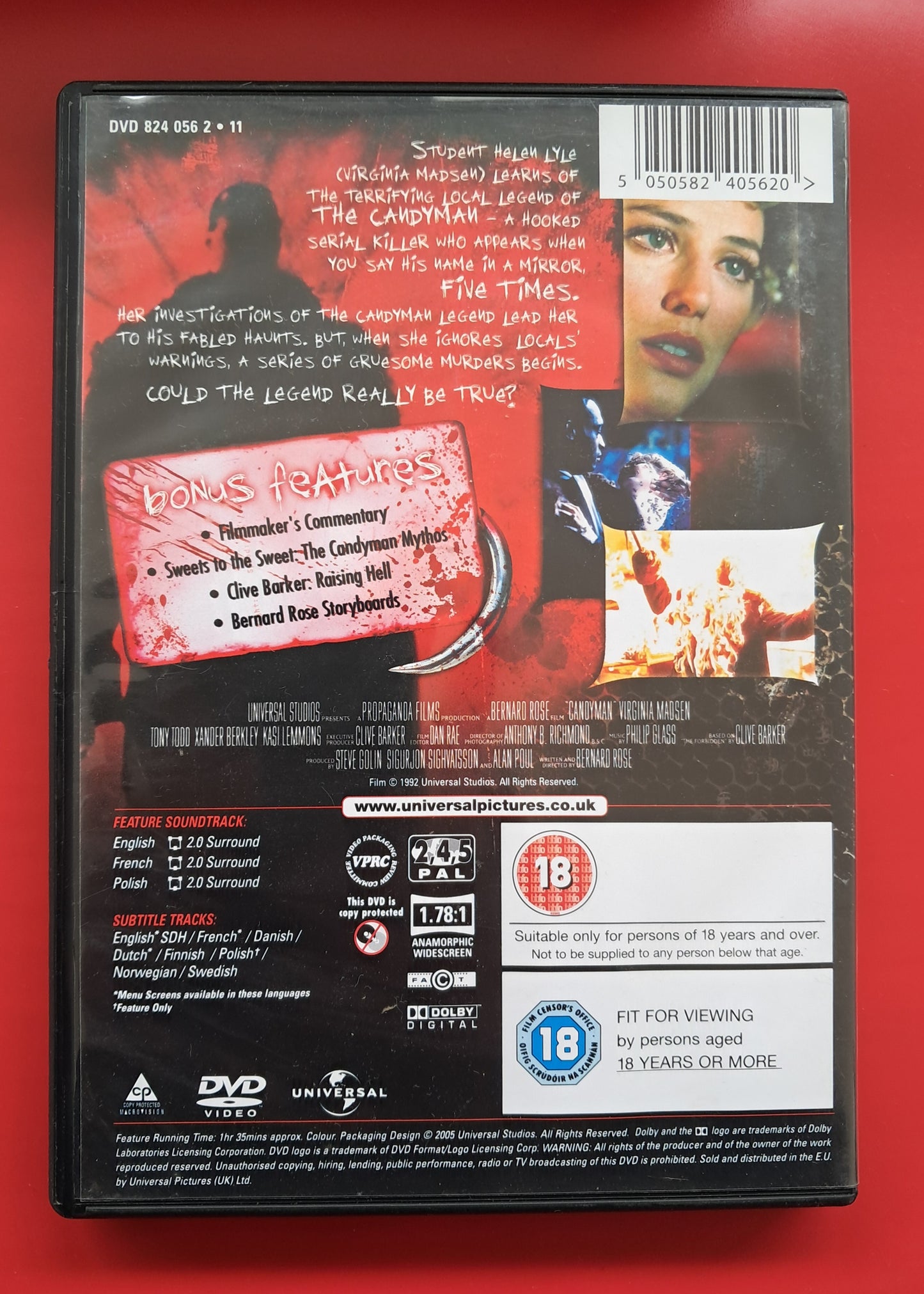 Candyman DVD (Bernard Rose, 1992)