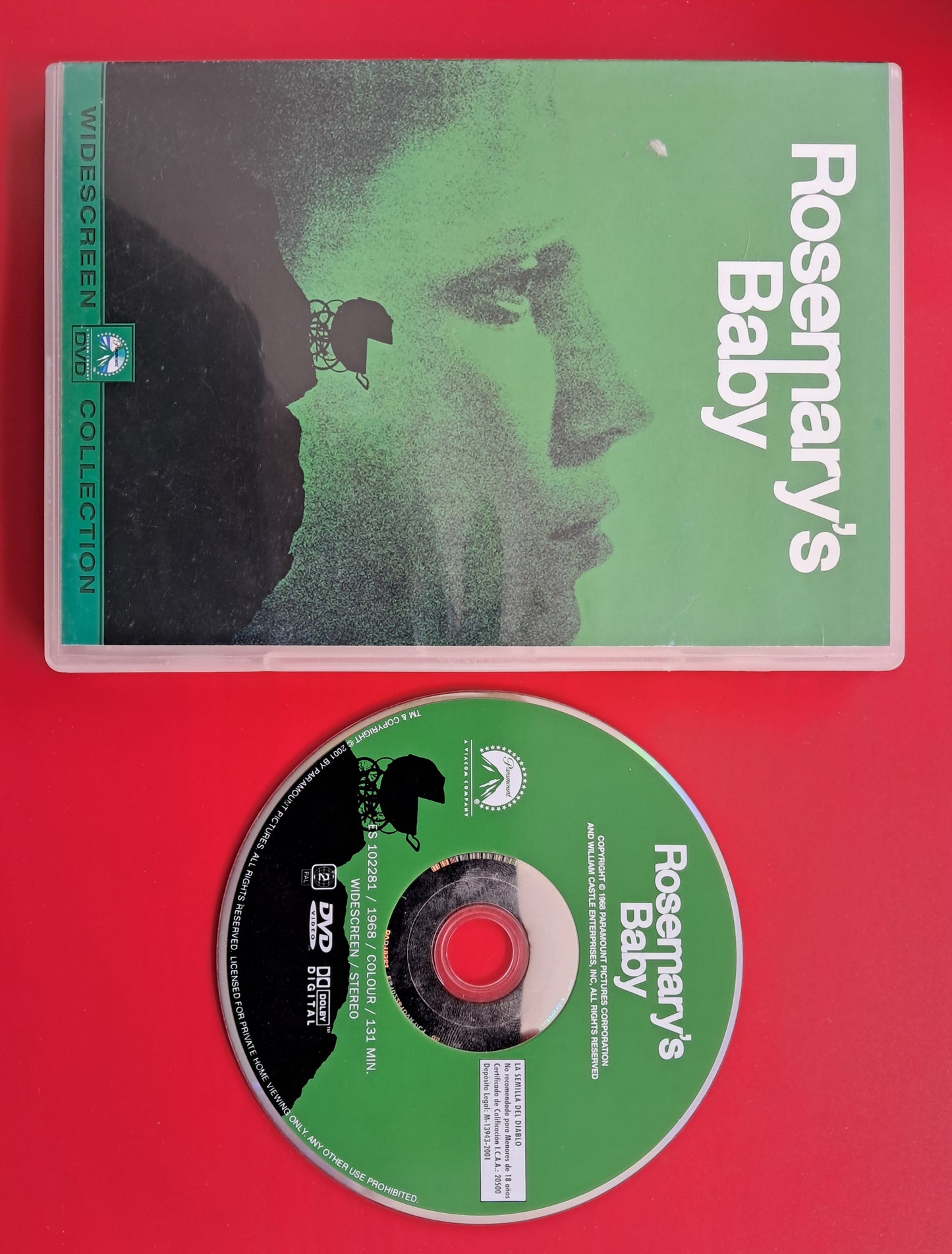 Rosemary's Baby DVD (Roman Polanski, 1968)