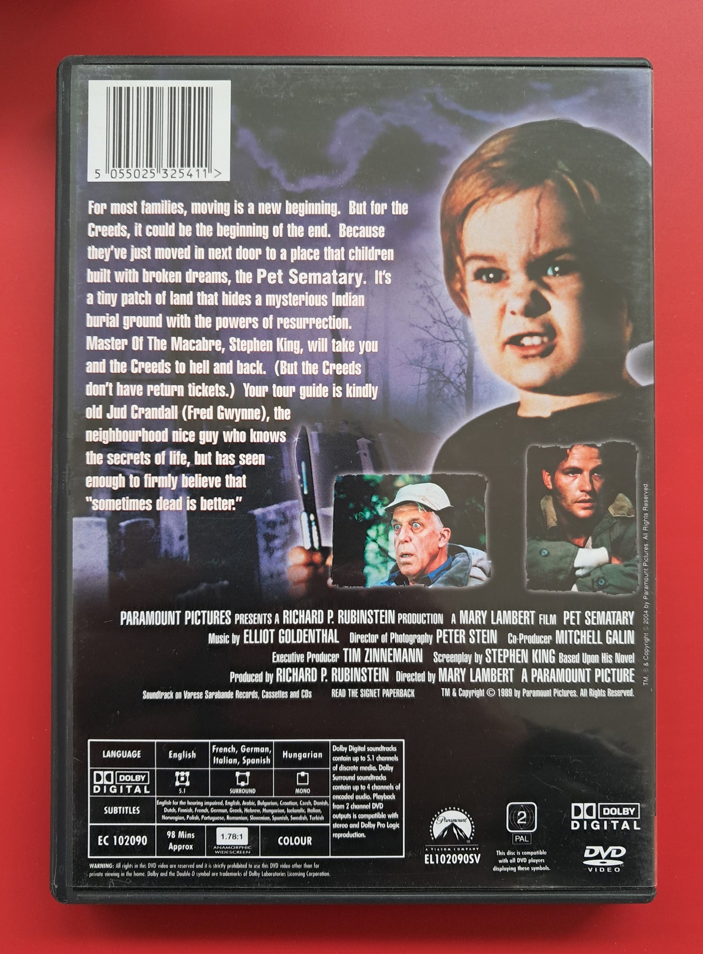 Pet Sematary 1 & 2 DVD (Mary Lambert, 1989 & 1992)