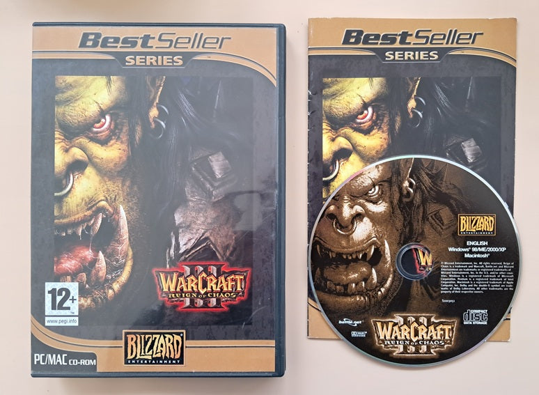 Warcraft 3 "Reign of Chaos" + Warcraft 3 "Frozen Throne" Expansion Set (PC Games)