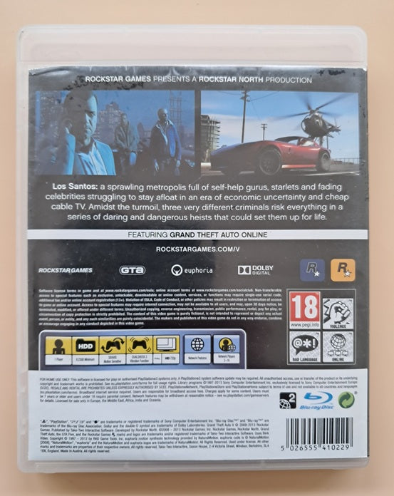 Grand Theft Auto Five (PS3 Game)