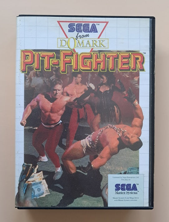 Pit Fighter (Sega Master System, PAL, Manual, Original, 1991)