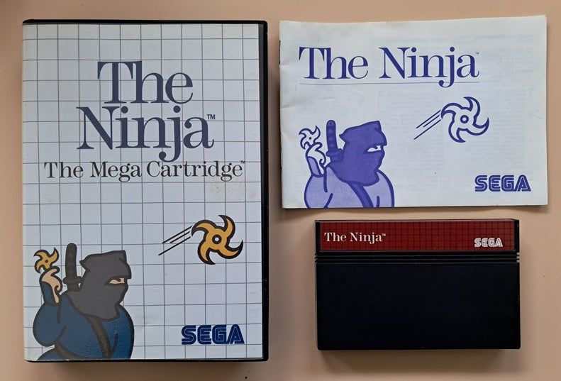 The Ninja (Sega Master System, PAL, Manual, Original, 1986)