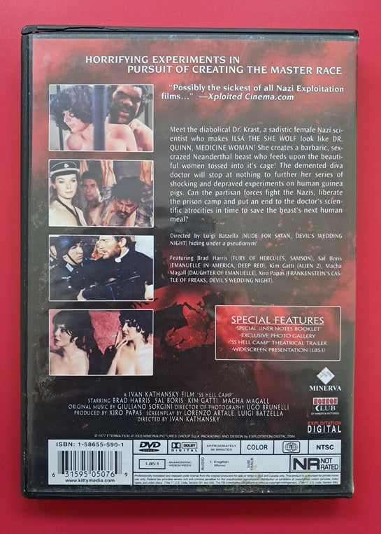 SS Hellcamp DVD (Luigi Batzella, 1977)