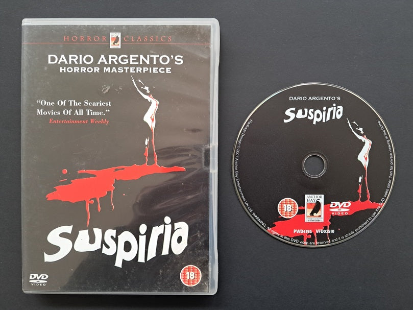 Suspiria DVD (Dario Argento, 1977)