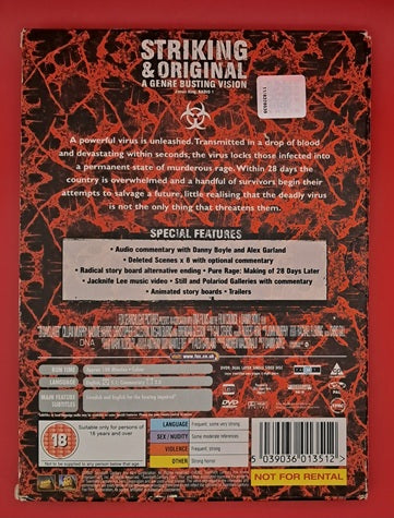 28 Days Later DVD (Danny Boyle, 2002)