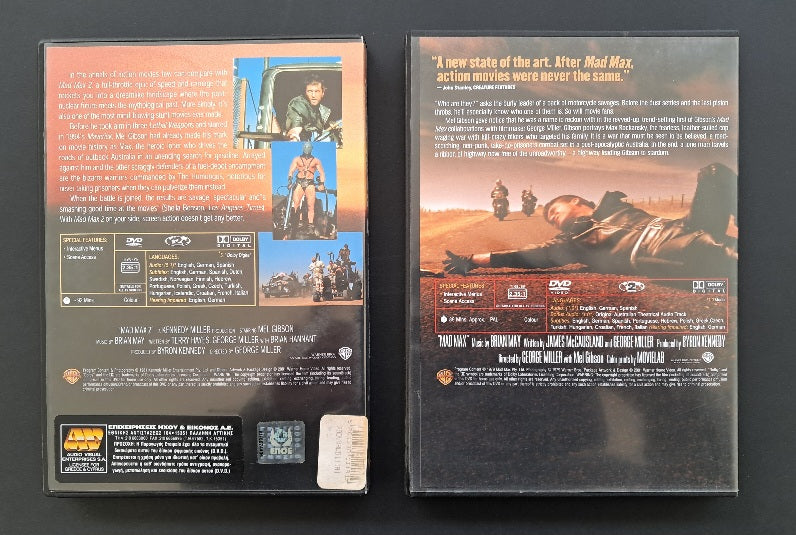 Mad Max 1 & 2 DVD (George Miller, 1979 & 1982)