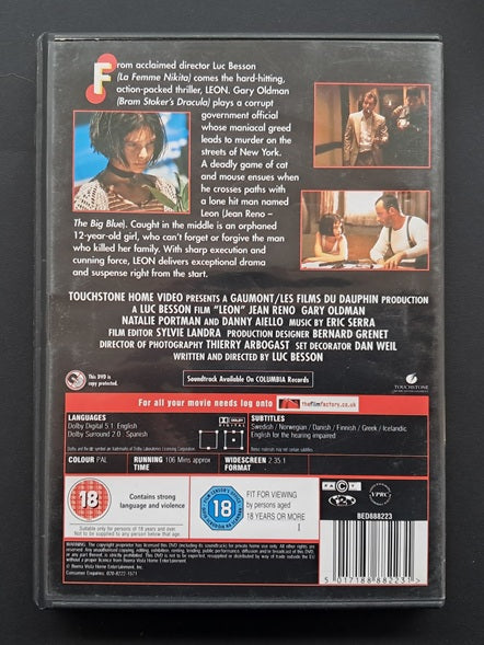 Leon DVD (Luc Besson, 1994)