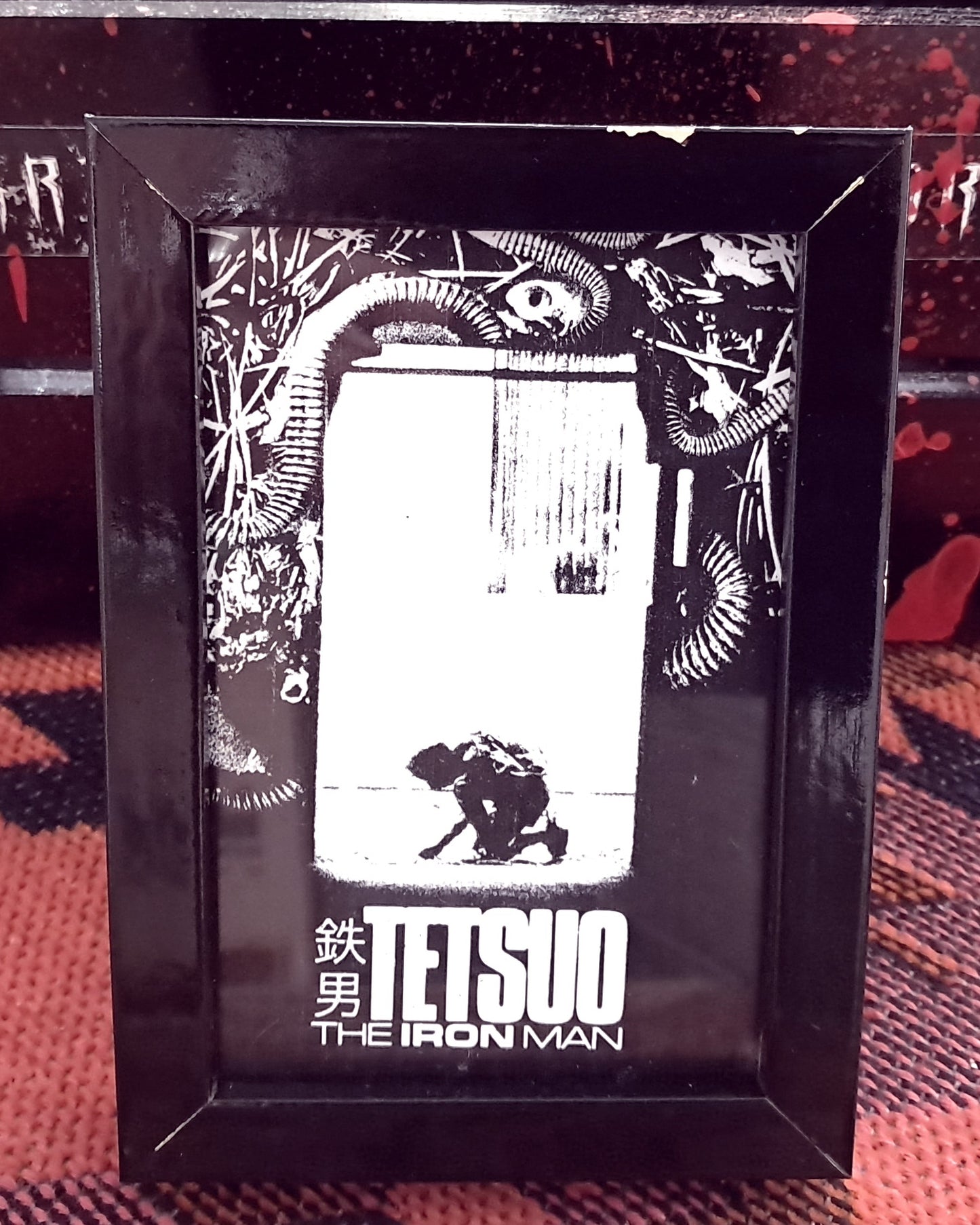 Bloodstained Frame Decor "Tetsuo" / Black