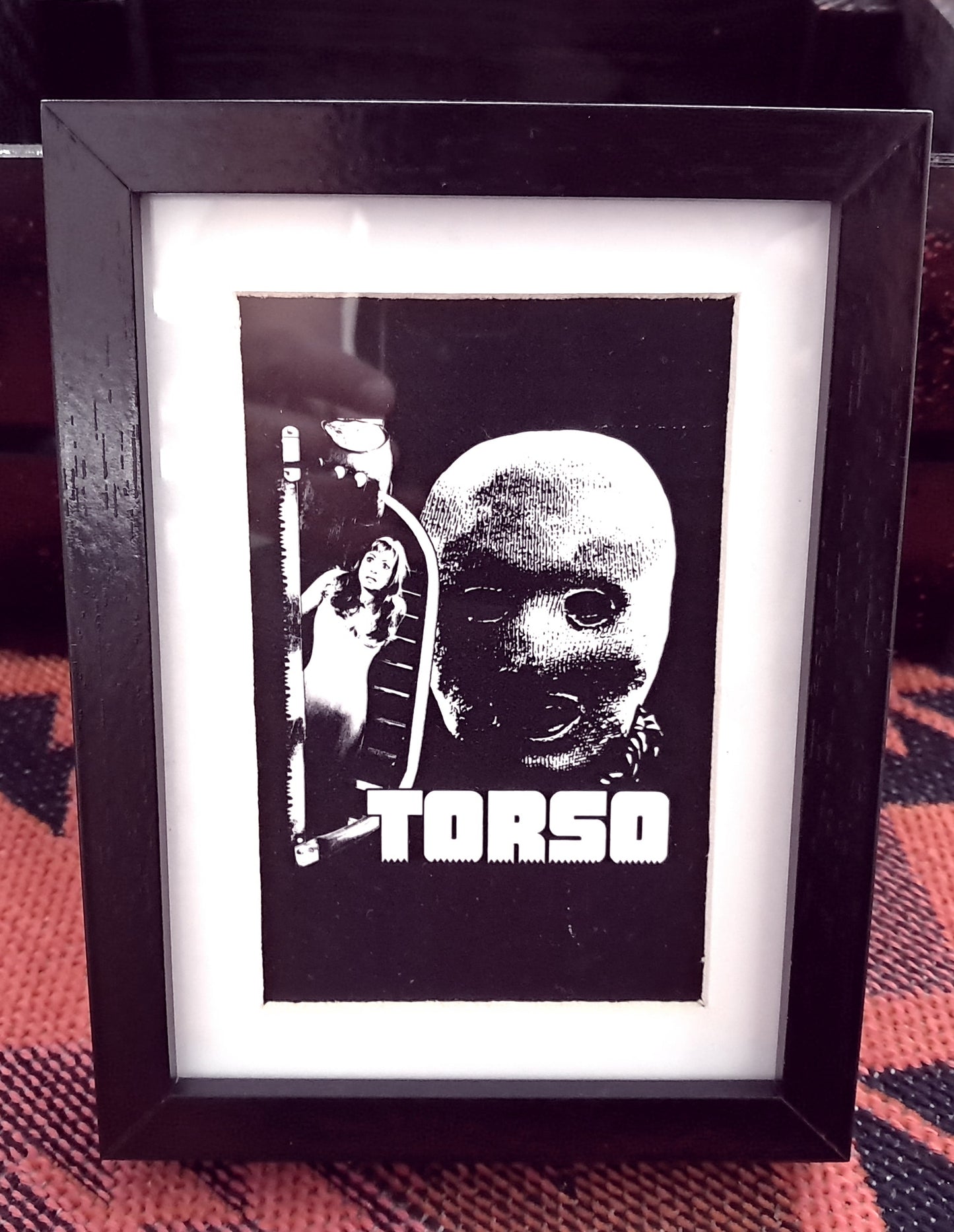 Bloodstained Frame Decor "Torso" / Clear Black