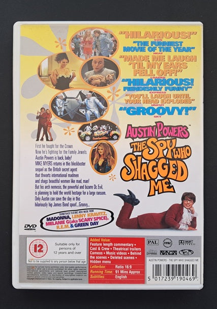 Austin Powers: The Spy Who Shagged Me DVD (Jay Roach, 1999)
