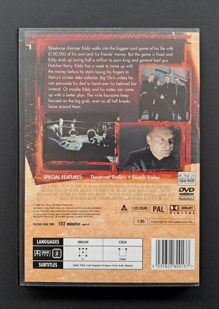 Lock, Stock and Two Smoking Barrels DVD (Guy Ritchie, 1998)