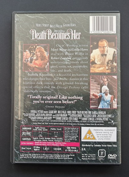 Death Becomes Her DVD (Robert Zemeckis, 1992)