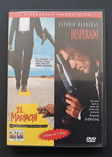 El Mariachi DVD (Robert Rodriguez, 1992) & Desperado DVD (Robert Rodriguez, 1995)