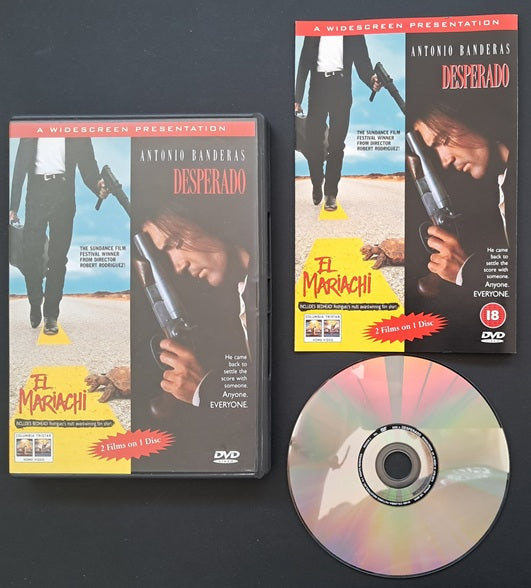El Mariachi DVD (Robert Rodriguez, 1992) & Desperado DVD (Robert Rodriguez, 1995)