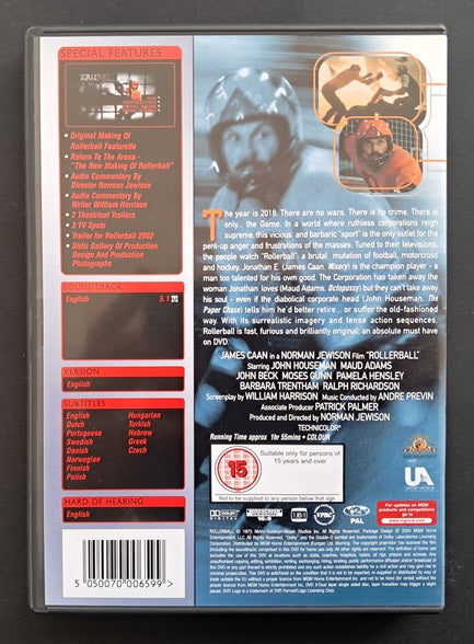 Rollerball Special Edition DVD (Norman Jewison, 1975)
