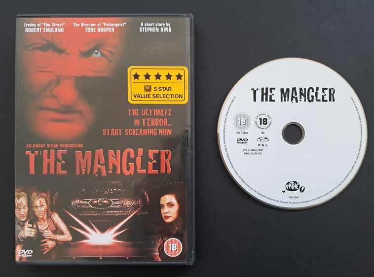 The Mangler DVD (Tobe Hooper, 1995)