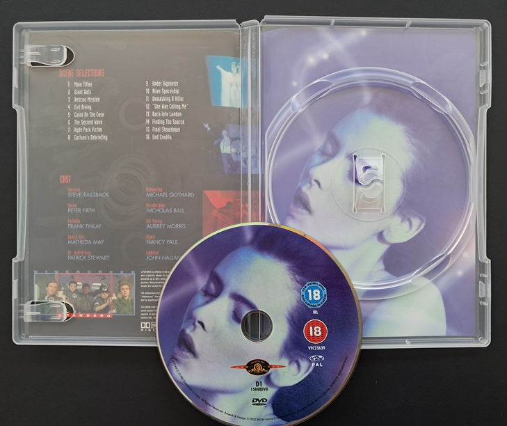 Lifeforce DVD (Tobe Hooper, 1985)
