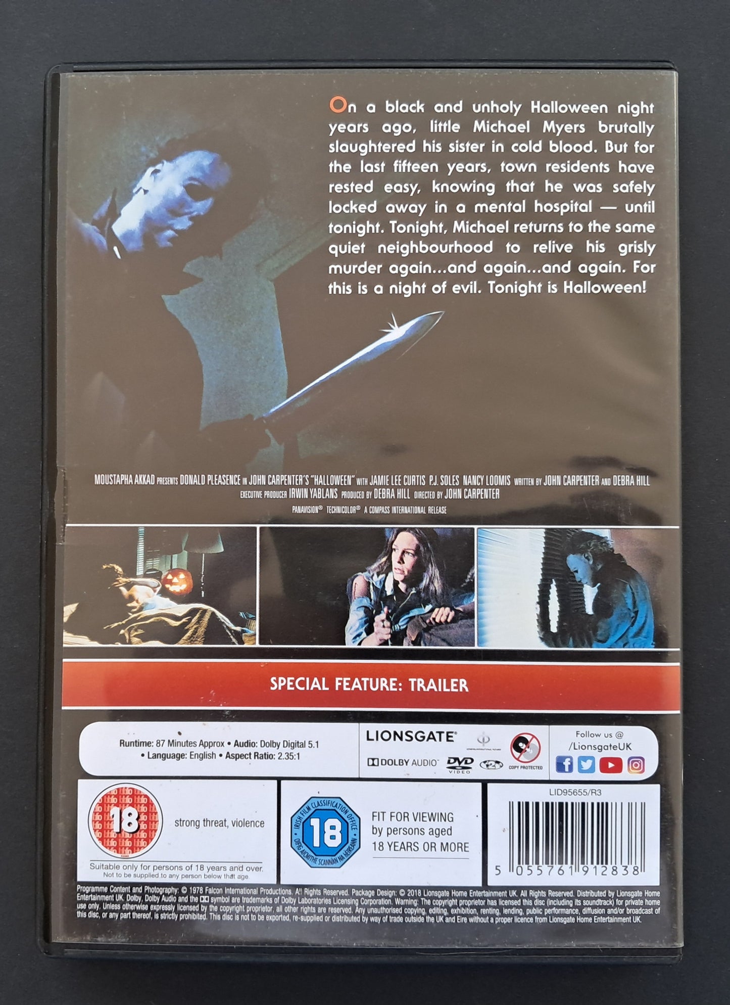 Halloween DVD (John Carpenter, 1978)