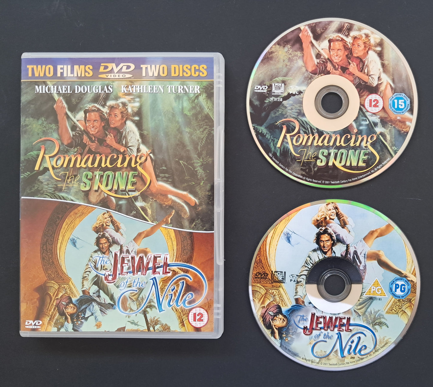 Romancing the Stone + Jewel of the Nile Double DVD ( Robert Zemeckis 1984 & Lewis Teague, 1985)