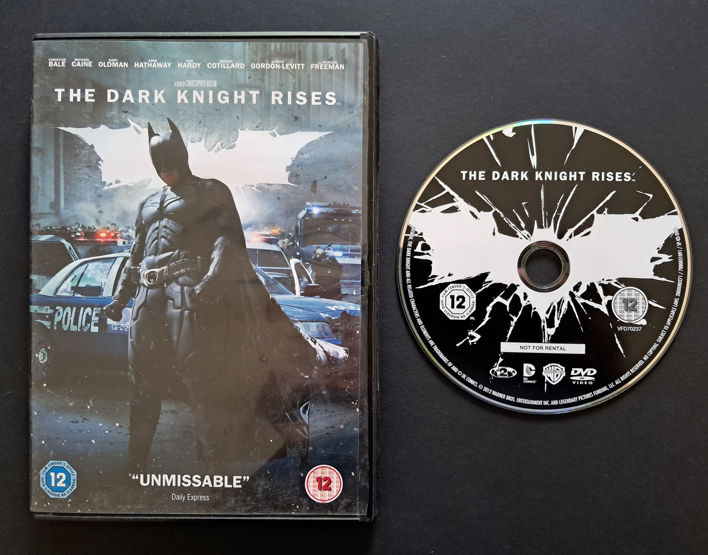 The Dark Knight Rises DVD (Christopher Nolan, 2012)