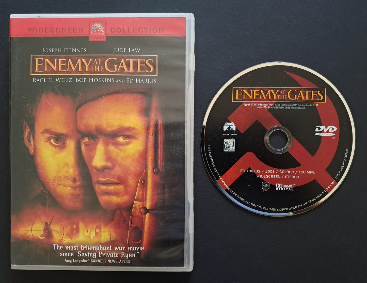Enemy at the Gates DVD (Jean-Jacques Annaud, 2001)
