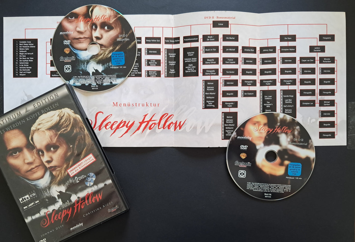 Sleepy Hollow Double DVD Platinum Edition (Tim Burton, 1999)