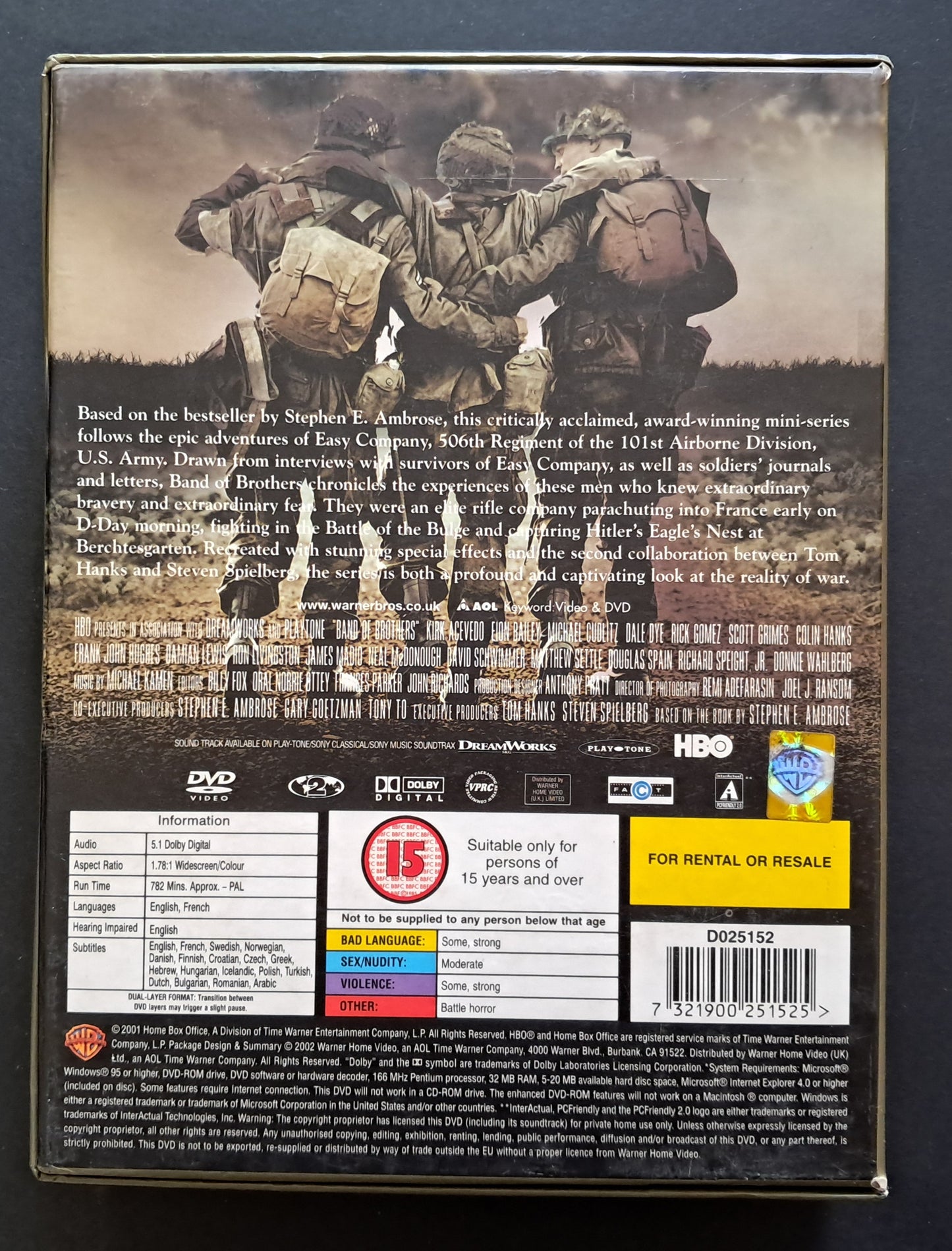 Band of Brothers BOX (Mini Series, Multiple Directors, 2001)