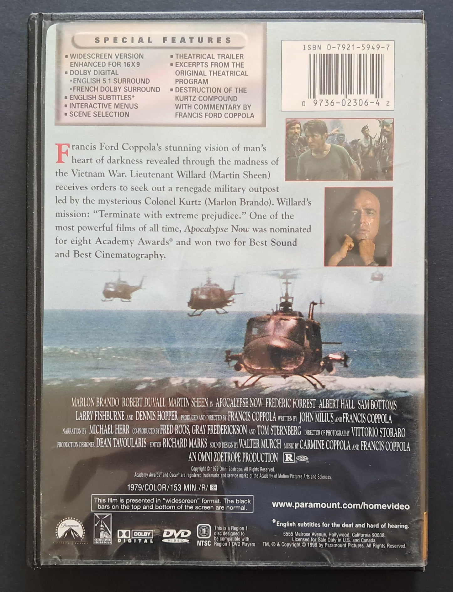 Apocalypse Now DVD (Francis Ford Coppola, 1979)