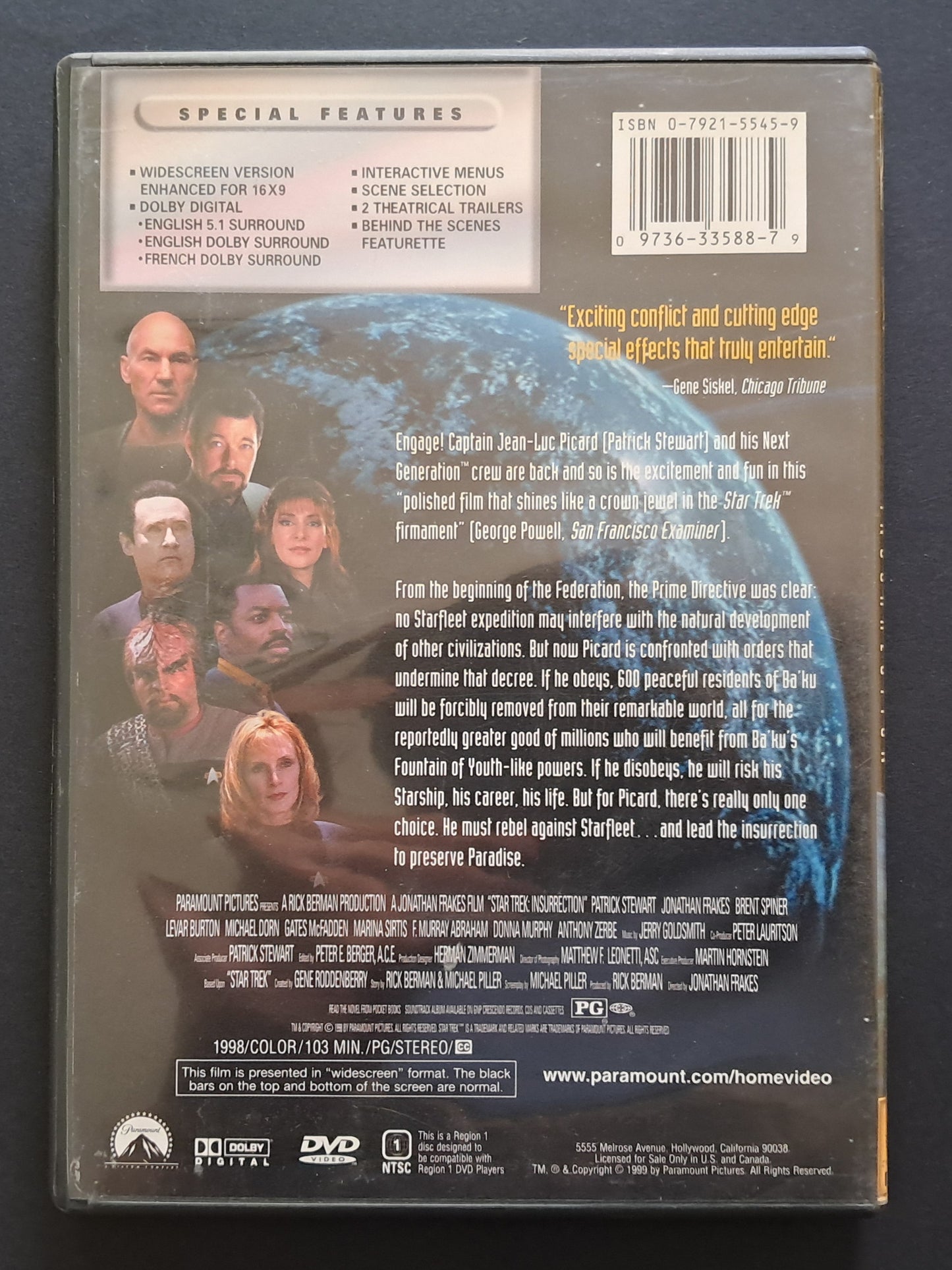 Star Trek: Insurrection (Jonathan Frakes, 1998)