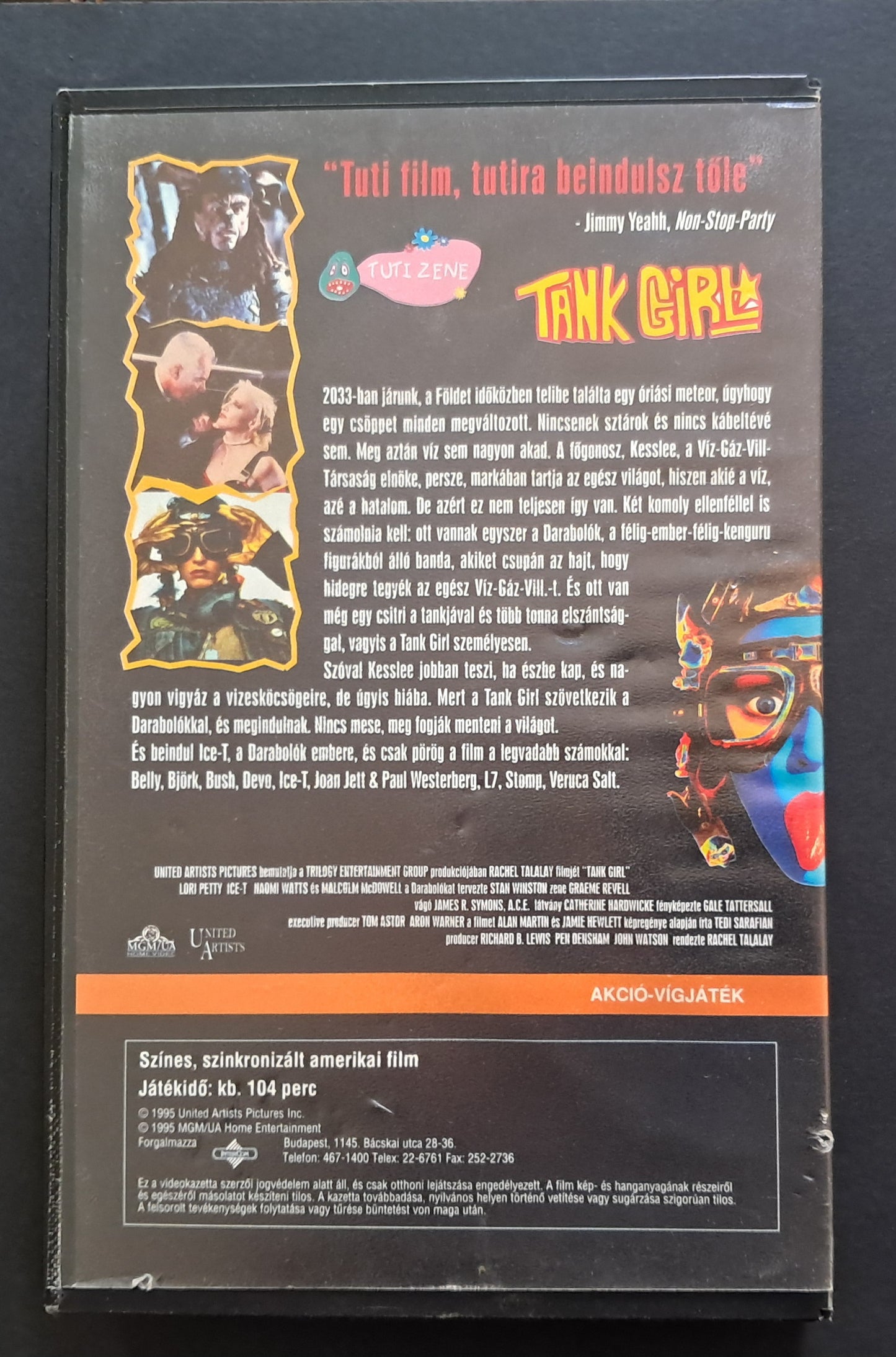 Tank Girl VHS (Rachel Talalay, 1995)