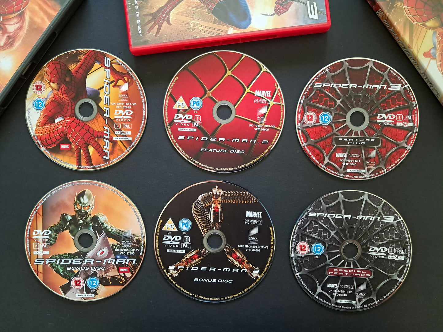 Spiderman Trilogy plus Bonus (Sam Raimi Trilogy, 2002, 2004, 2007)
