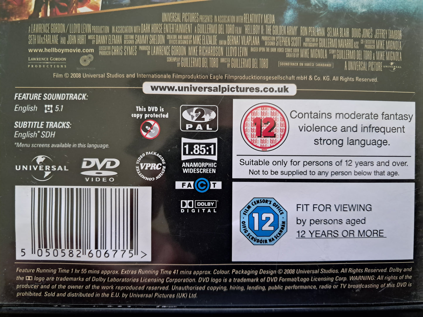Hellboy + Hellboy 2: The Golden Army (Guillermo Del Toro, 2004 & 2008)