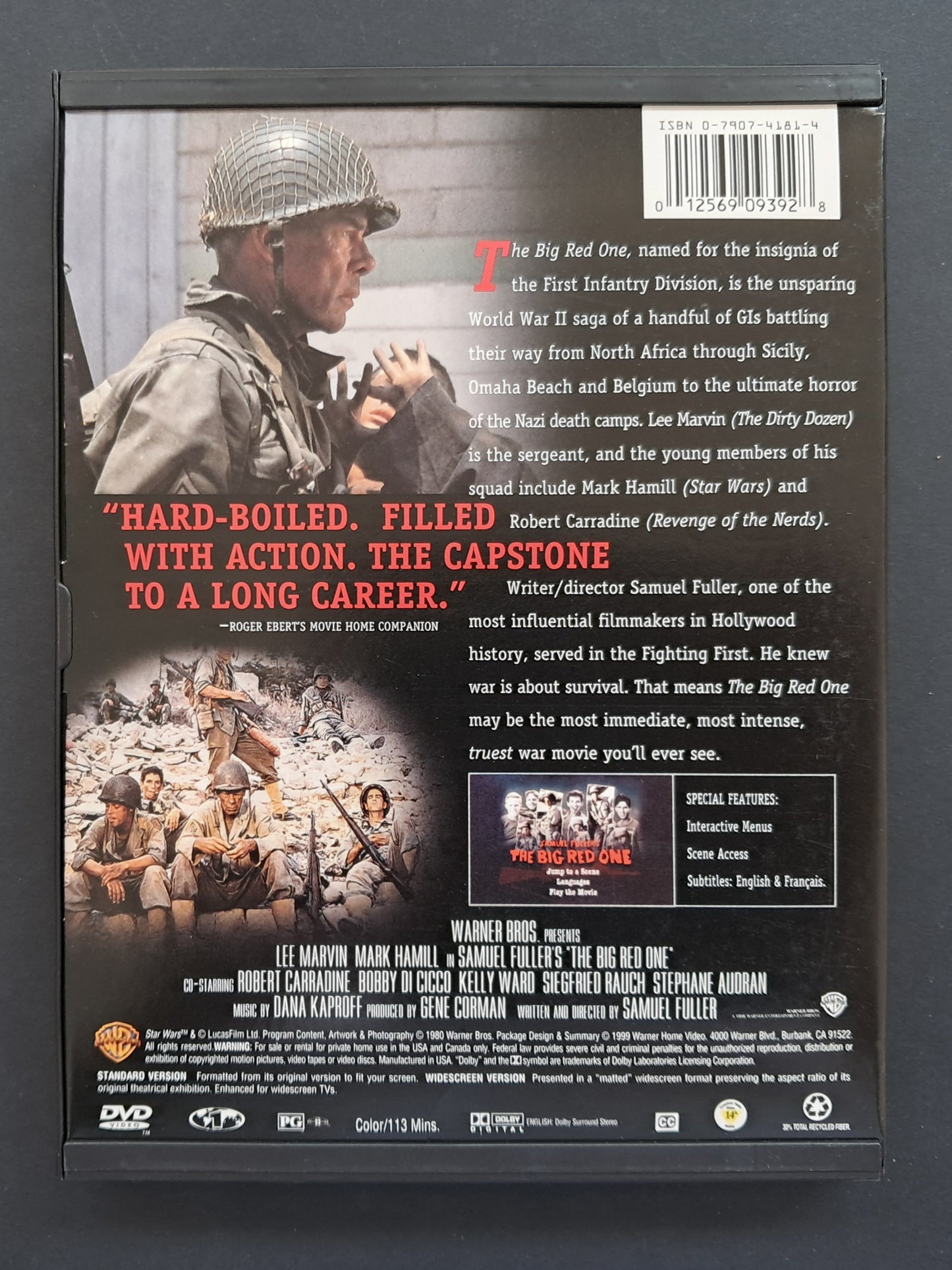 The Big Red One DVD (Samuel Fuller, 1980)