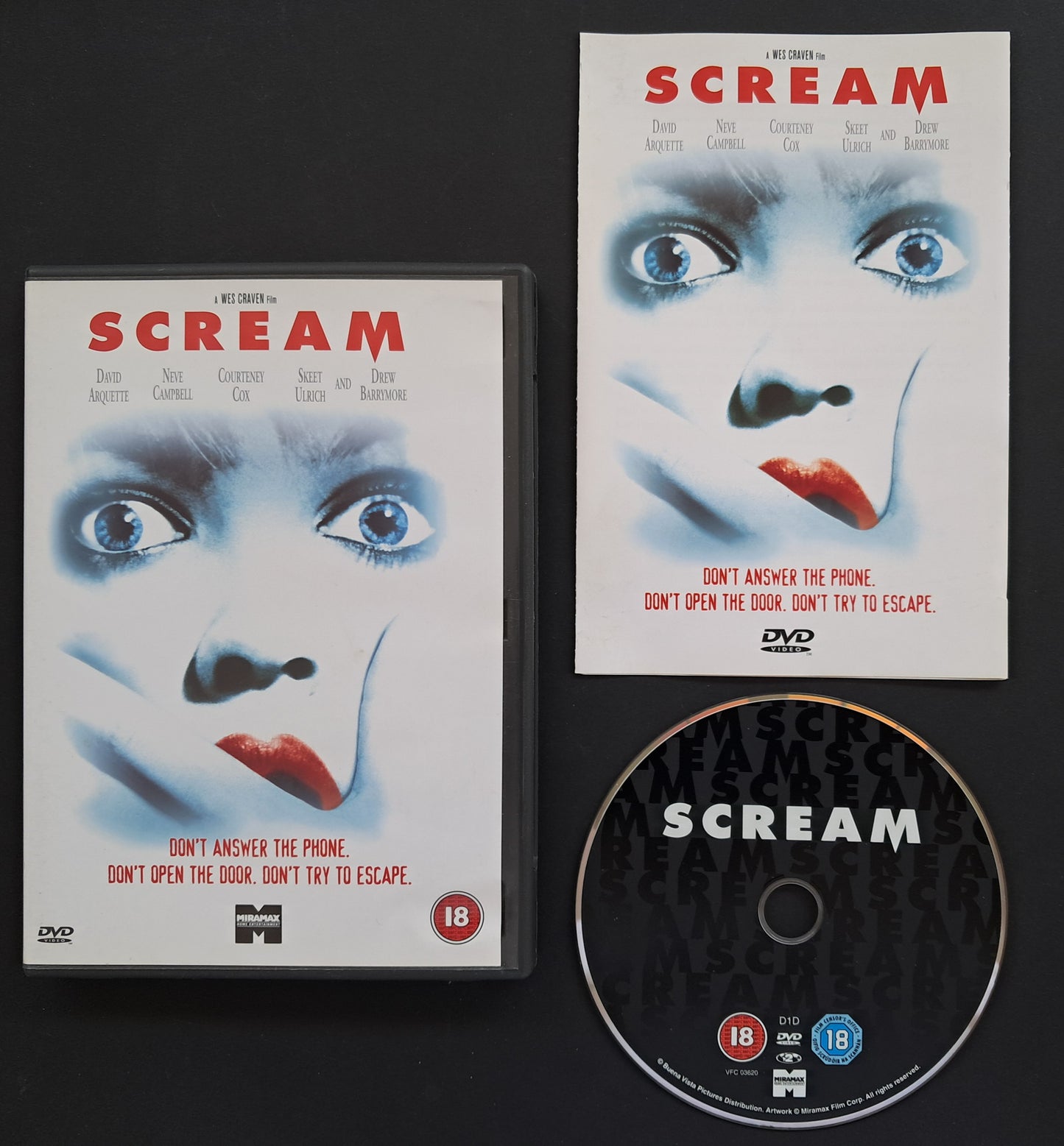Scream DVD (Wes Craven, 1996)
