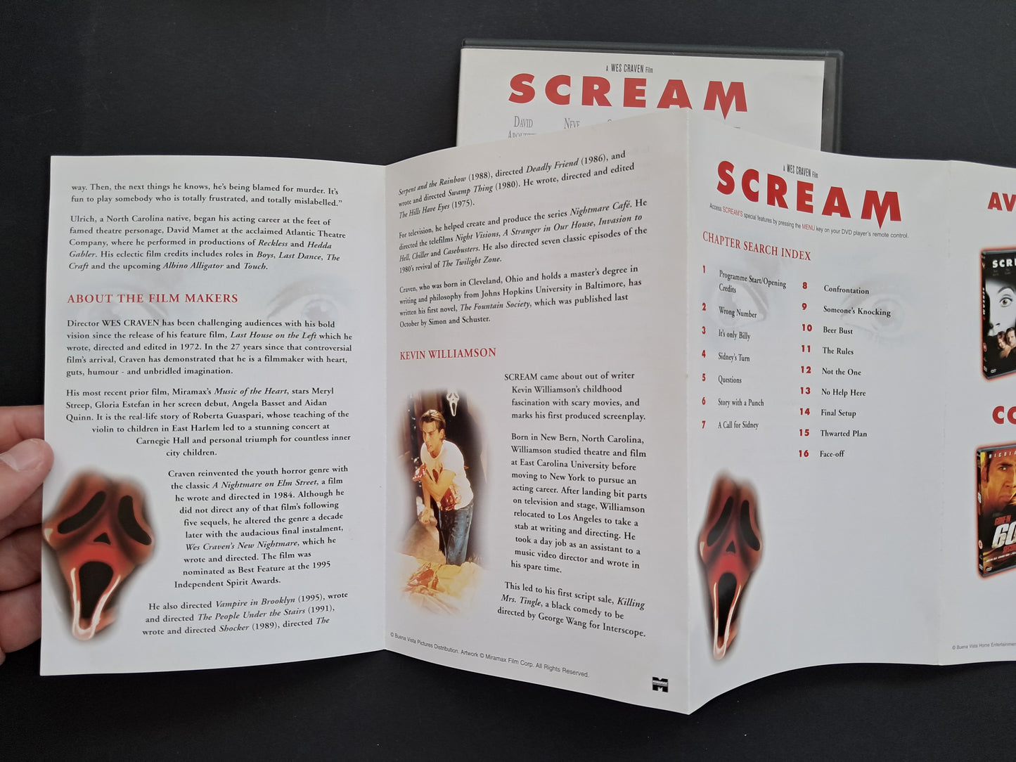 Scream DVD (Wes Craven, 1996)