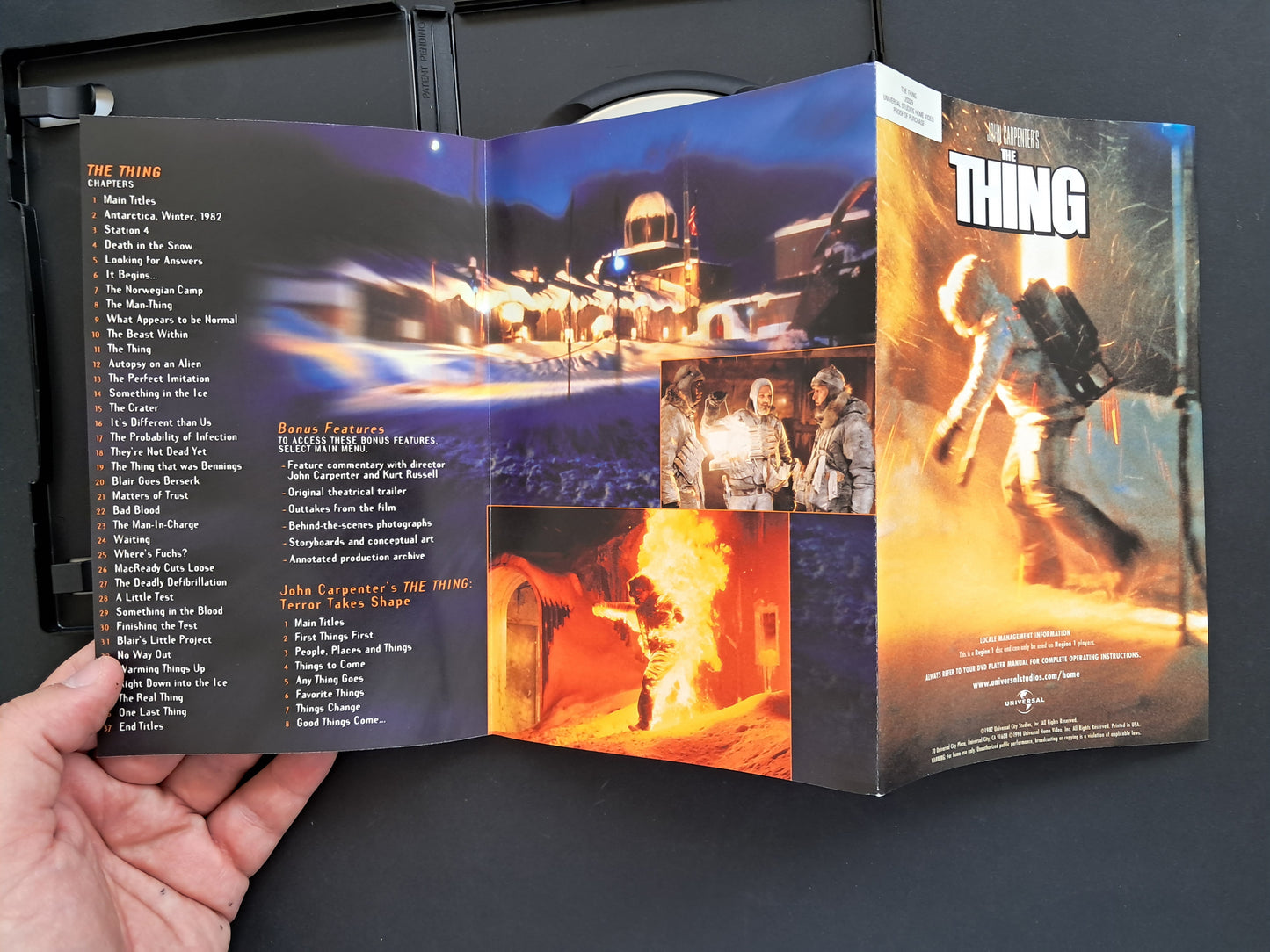 The Thing DVD (John Carpenter, 1982)