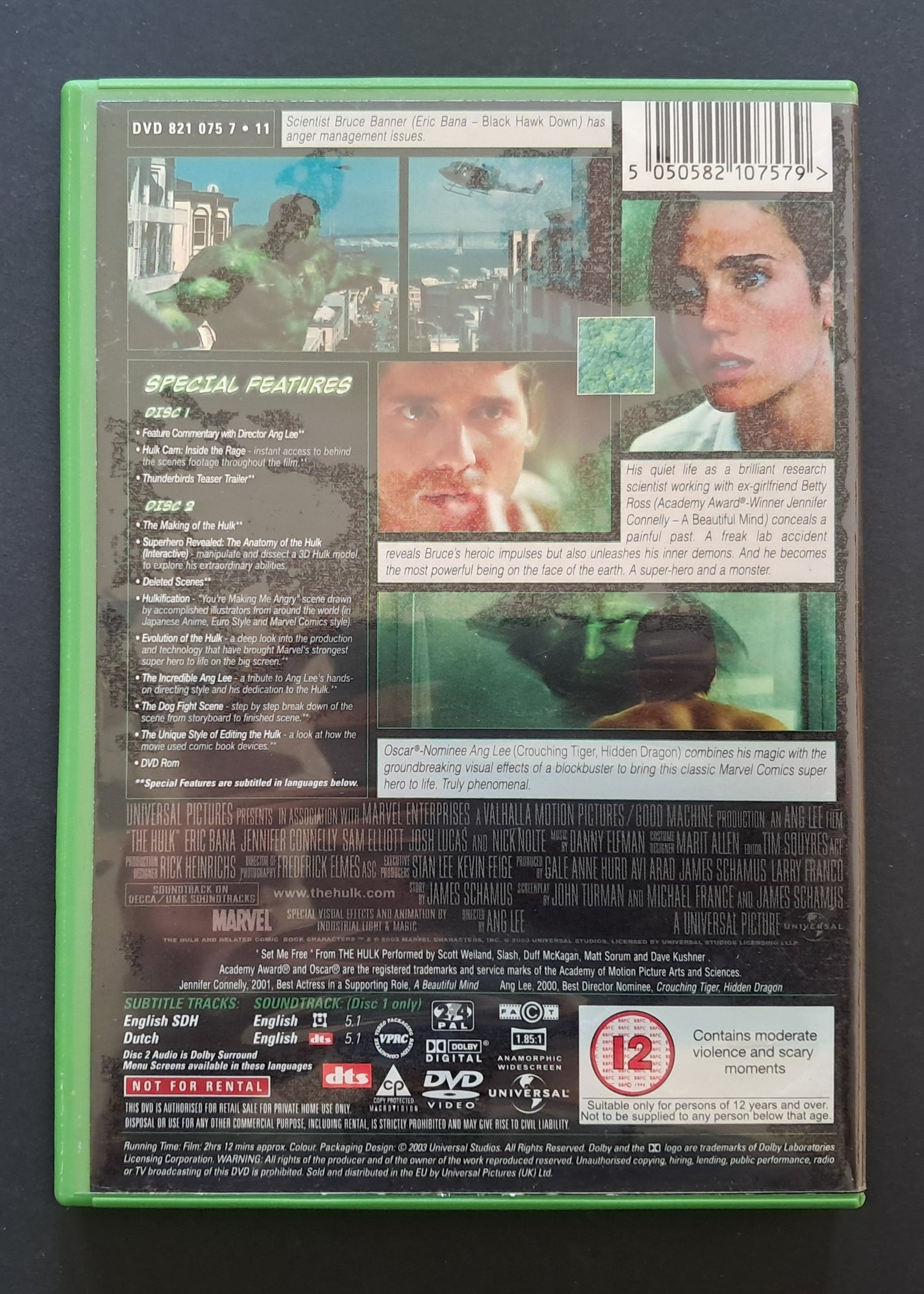 Hulk Double DVD Special Edition (Ang Lee, 2003)