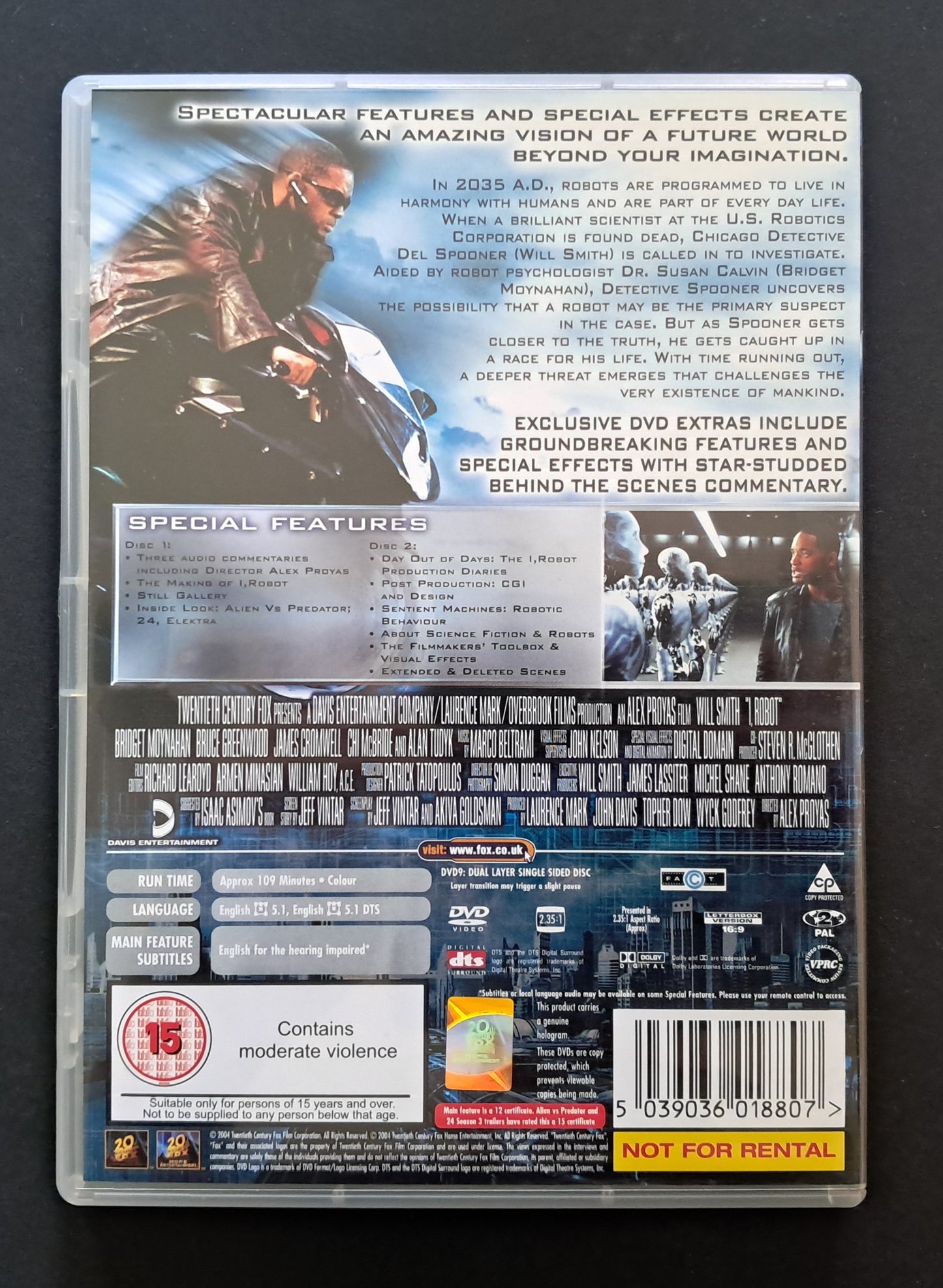 I, Robot Double DVD Special Edition (Alex Proyas, 2004)