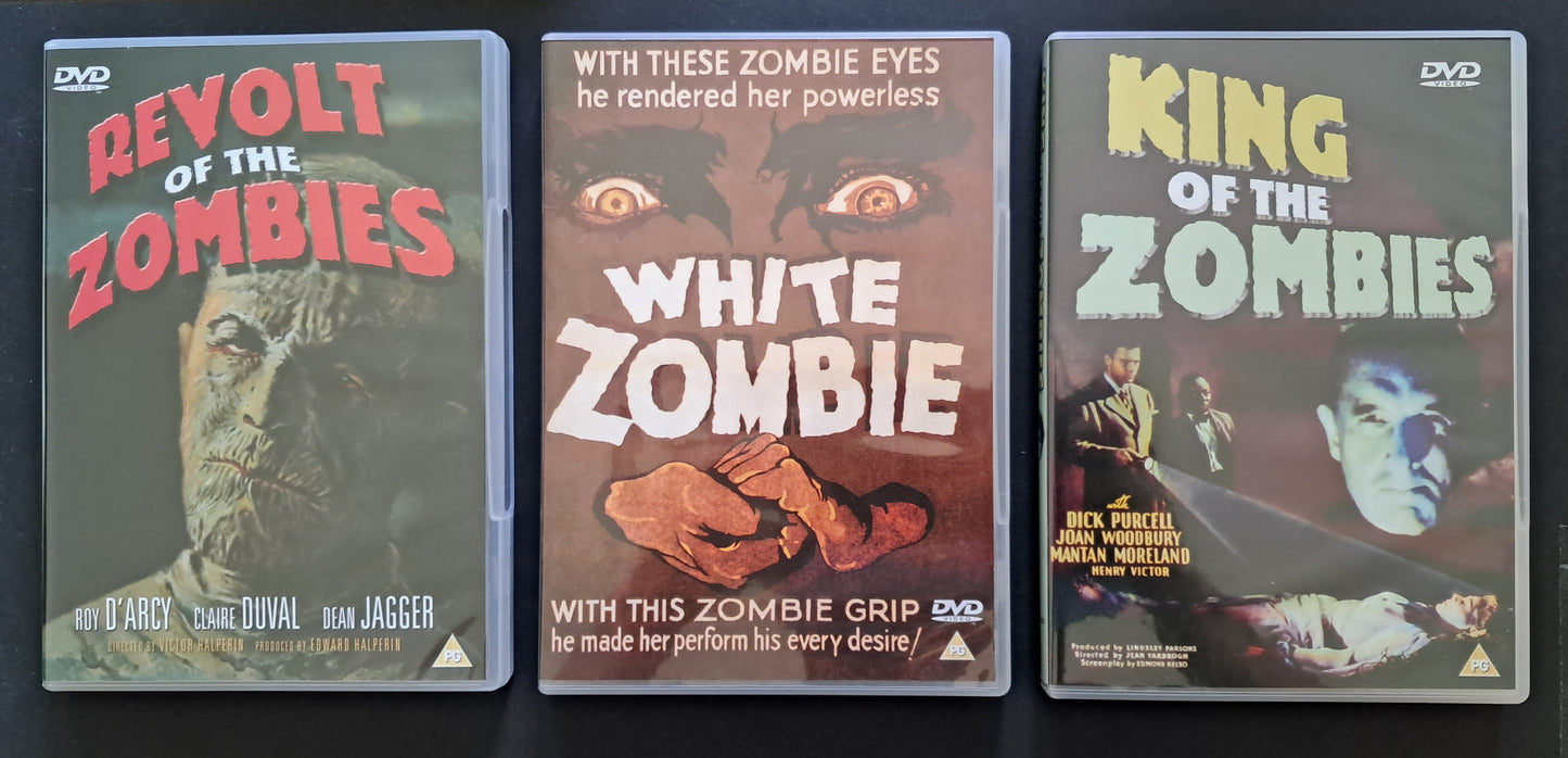 DVD Horror Box: White Zombie (1932), King of the Zombies (1941), Revolt of the Zombies (1936)