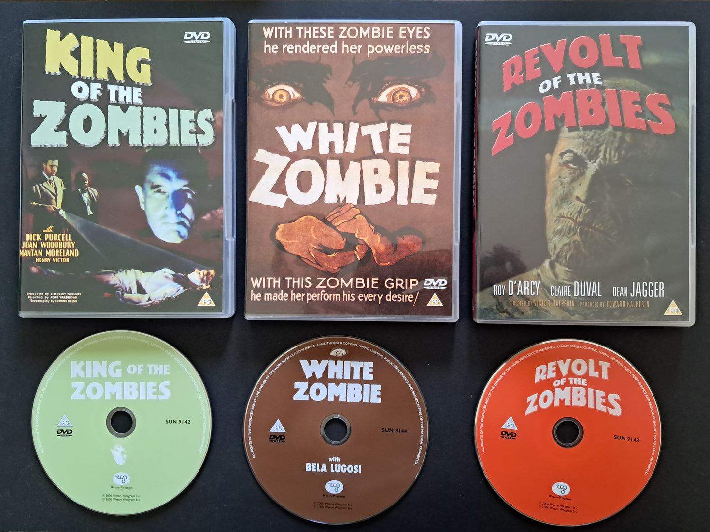 DVD Horror Box: White Zombie (1932), King of the Zombies (1941), Revolt of the Zombies (1936)