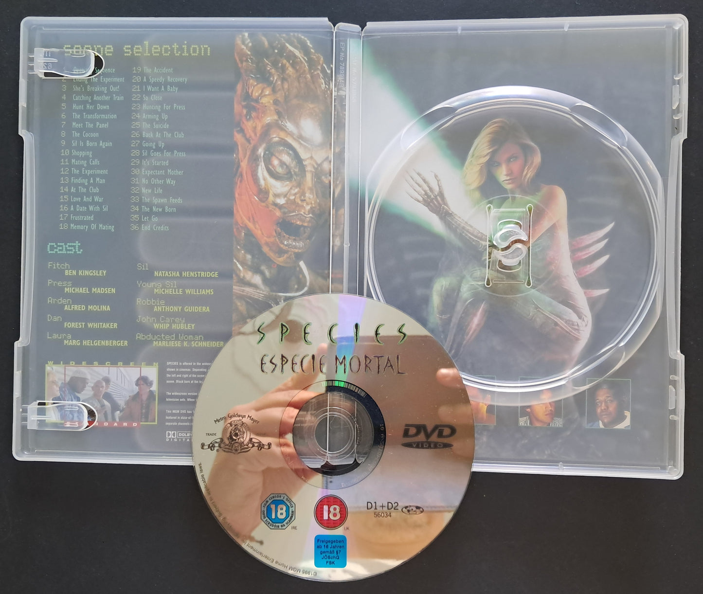 Species DVD ( Roger Donaldson, 1995)