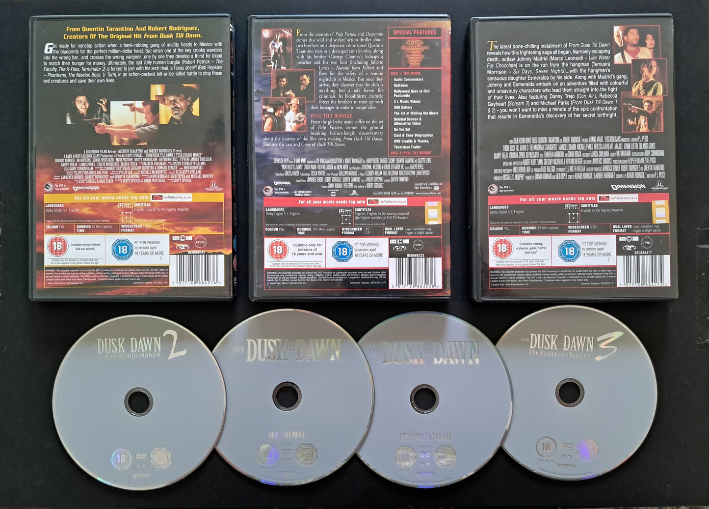 From Dusk Till Dawn Four Disc Box Set DVD
