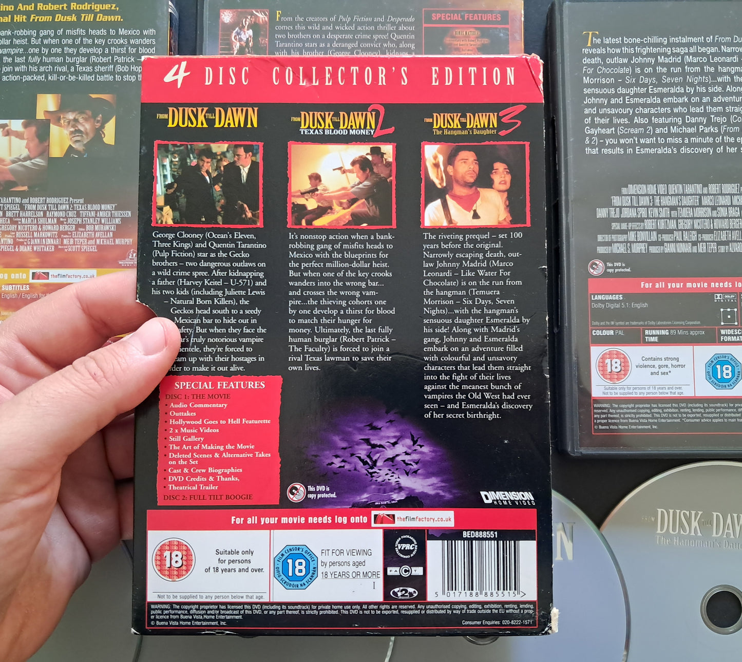 From Dusk Till Dawn Four Disc Box Set DVD